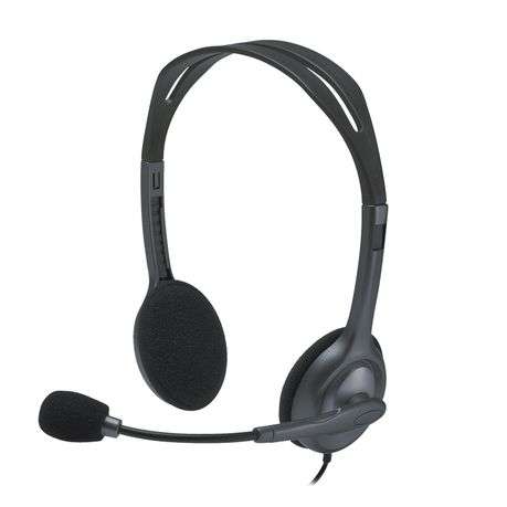 Logitech - H111 Stereo Business 3.5mm multi-device headset - Logitech - H111 Stereo Business 3.5m...