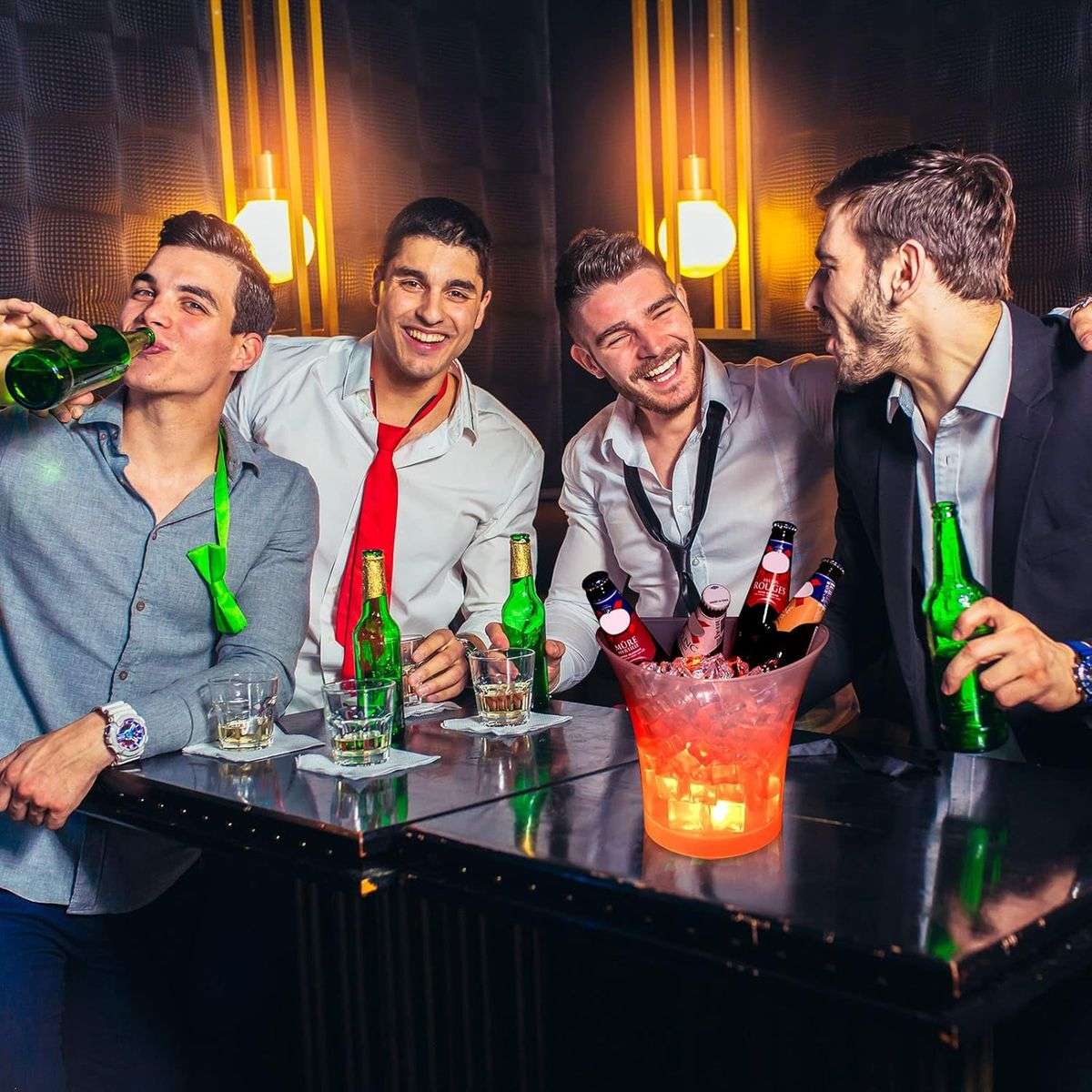 5L Ice Bucket Wireless Bluetooth Multicolor LED Rechargeable Party Speaker