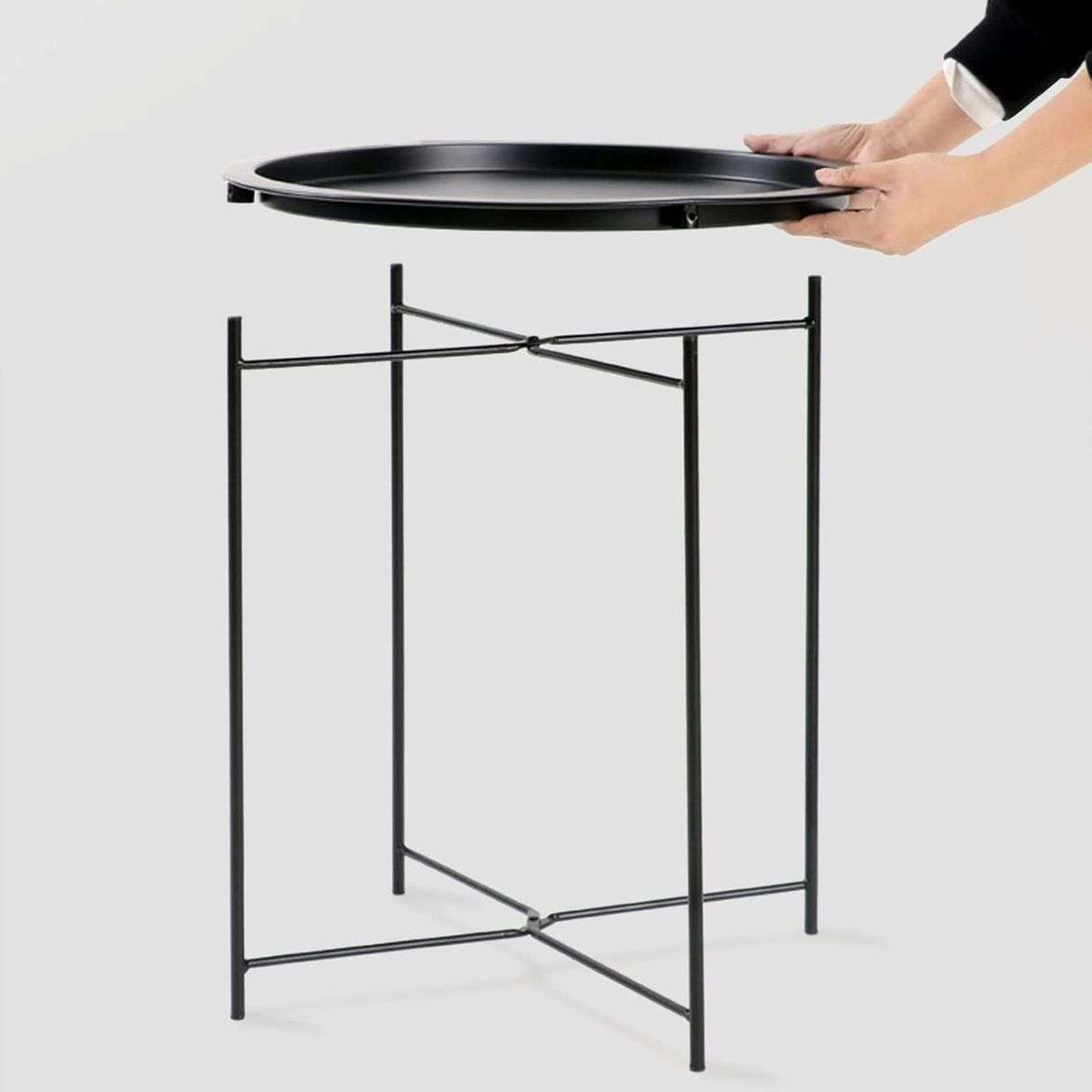 Simple Foldable Multifunctional Small Round table