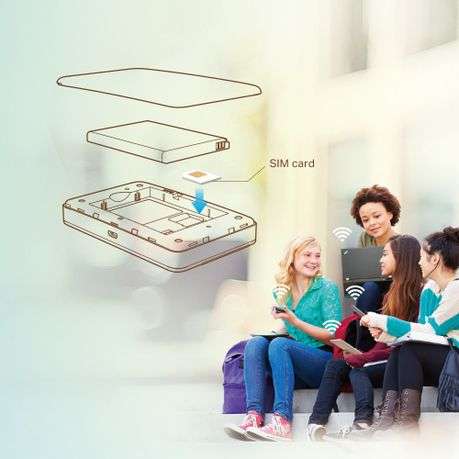 Tp-Link - M7350 4G LTE Mobile Wi-Fi Hotspot Router with Screen Display - Tp-Link - M7350 4G LTE M...