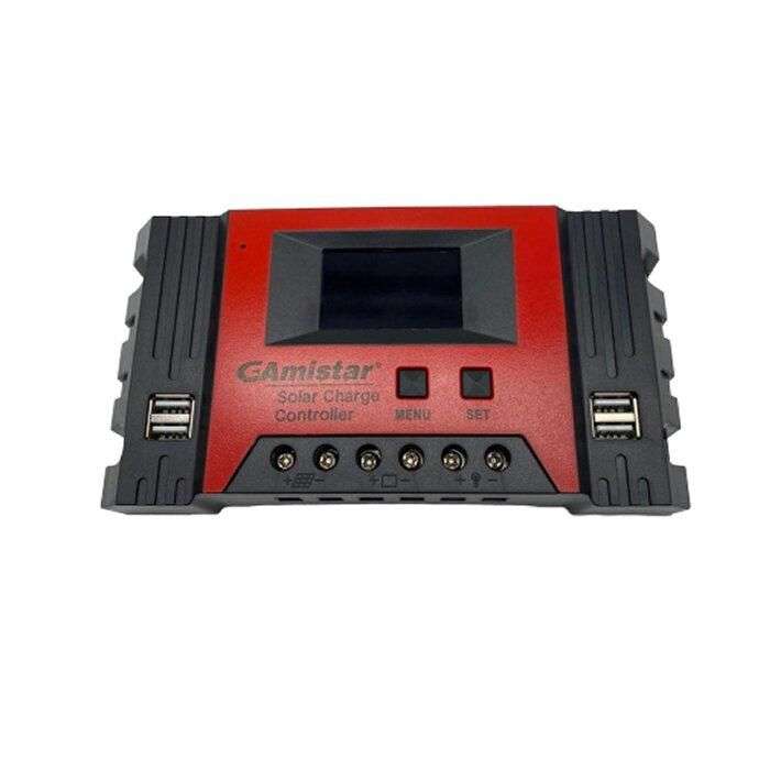Gamistar 50A 12/24v Solar Charge Controller PWM with USB Out
