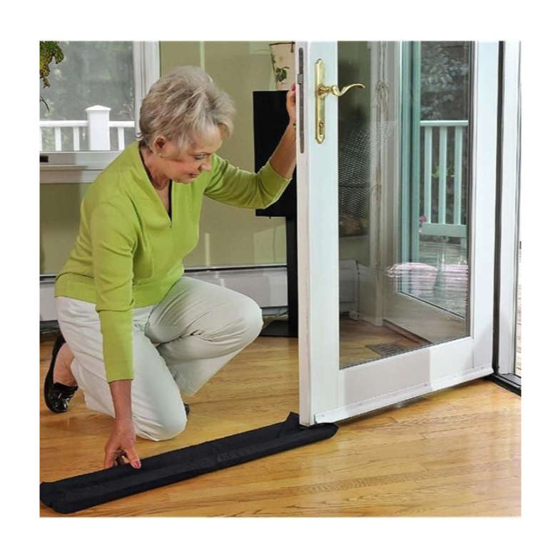 2 piece Fabric Door Stop Seal Strip