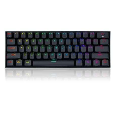 Redragon - Draconic PRO Mechanical 60% Wireless RGB Gaming Keyboard - Black - Redragon - Draconic...
