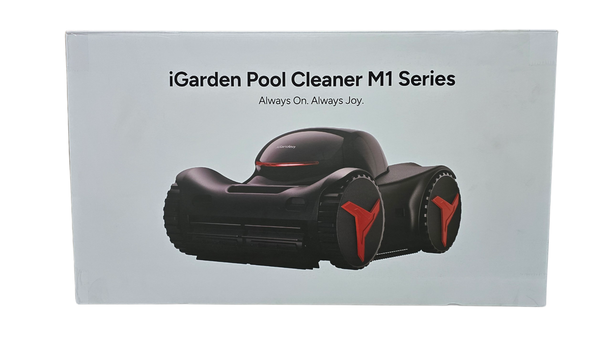 iGarden M1-50 Cordless Robotic Pool Cleaner 5 Hour Runtime Wall Climbing