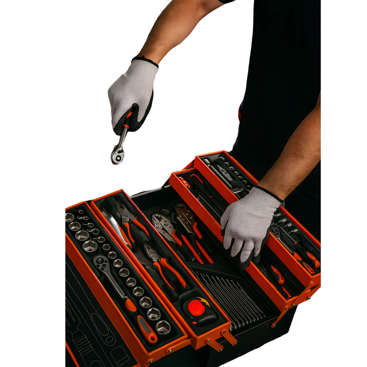 5-Tray Tool Box - 85pcs Mechanic Tool Assortment