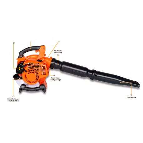 25.4cc 38" 2-Stroke Petrol Power Leaf Blower With Tool & Gloves - 7500Rpm(MINOR DAMAGE)