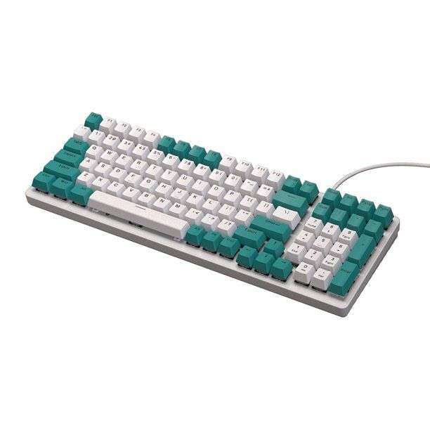 Olive Tree - K3 RGB Wired Mechanical Gaming Keyboard - White Green