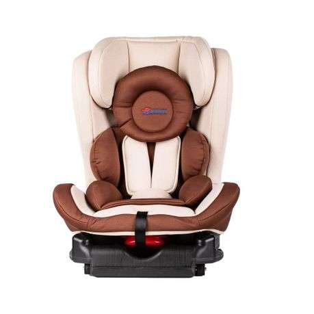 Baby Safety Car Seat Carrier w/ ISOFIX Connector- Brown (Untested)