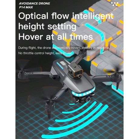 P14 MAX- Aerial Drone With Auto Return And One Key Takeoff/Landing - Black