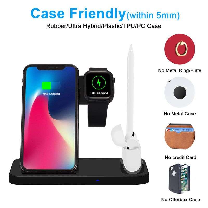 4 in 1 Fast Charging Apple Charging/Docking Station