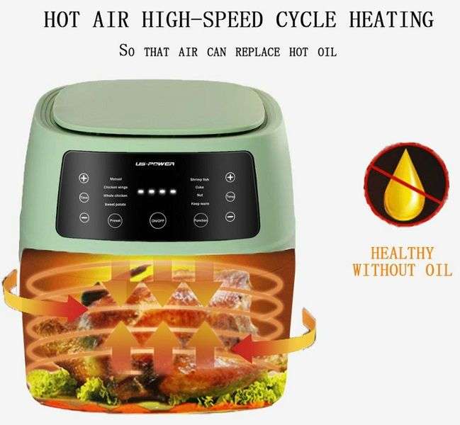 Extra Large Capacity Air Fryer 8L