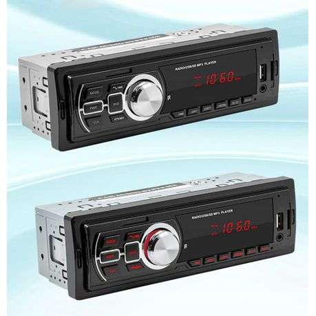 Bluetooth Car Radio with USB, SD, AUX, FM Tuner & Remote Control