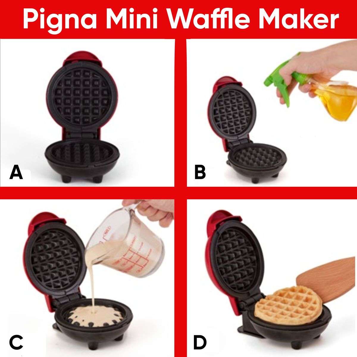 Mini Electric Waffle Maker