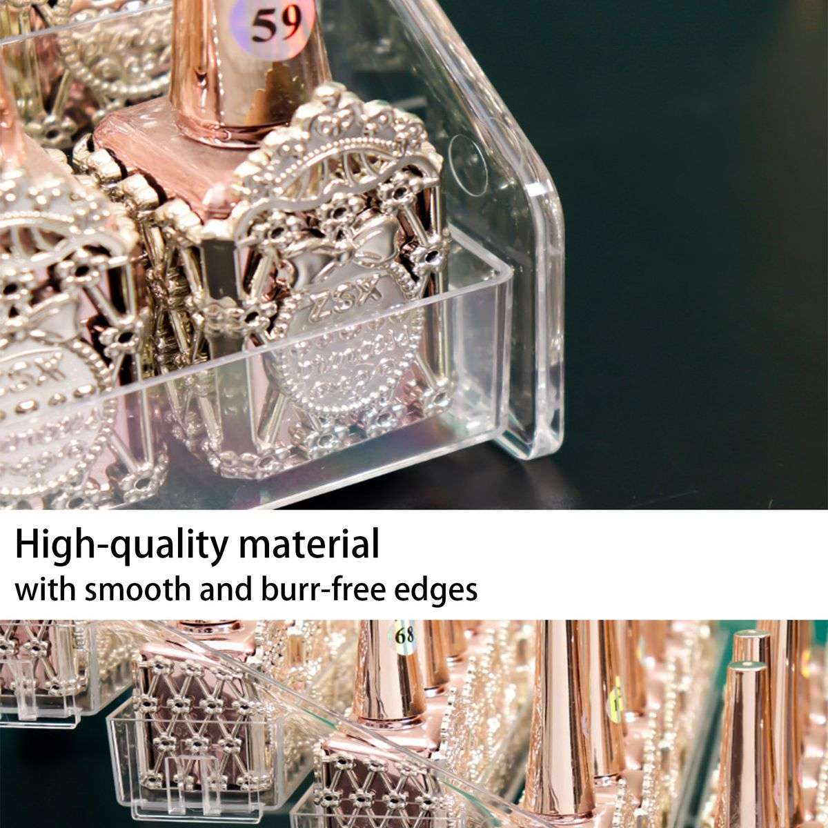 Acrylic 5 Layers Nail Polish Organizer Essential Oils Holder Makeup Rack