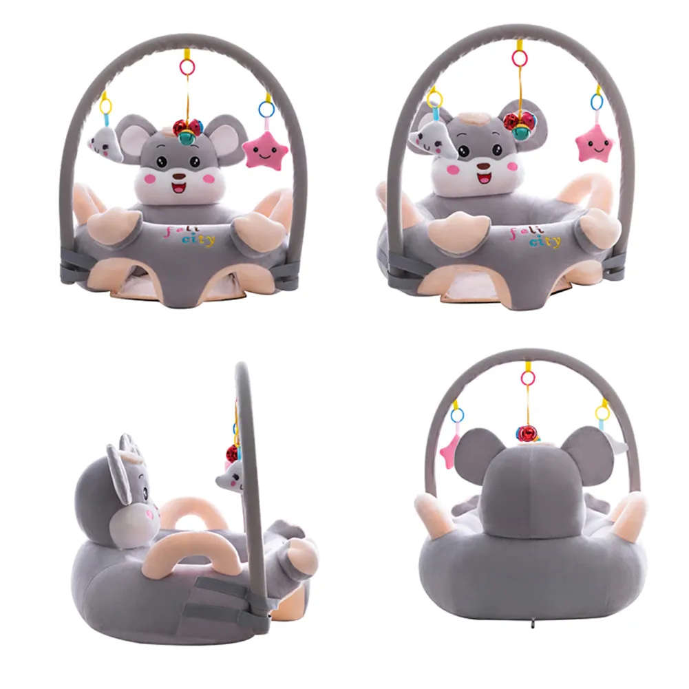 Baby Plush Chair With Game Pole