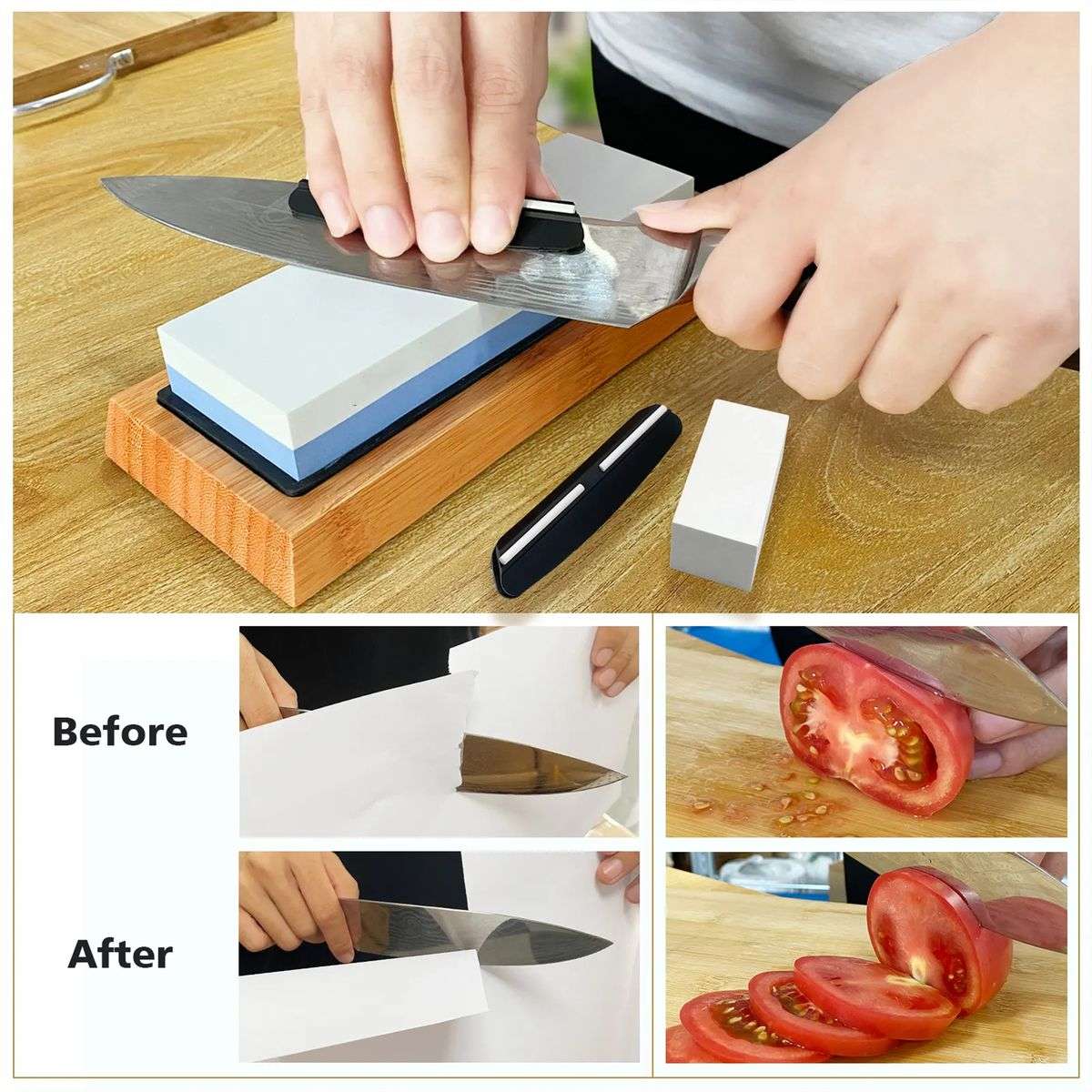 Knife Sharpening Stone Kit