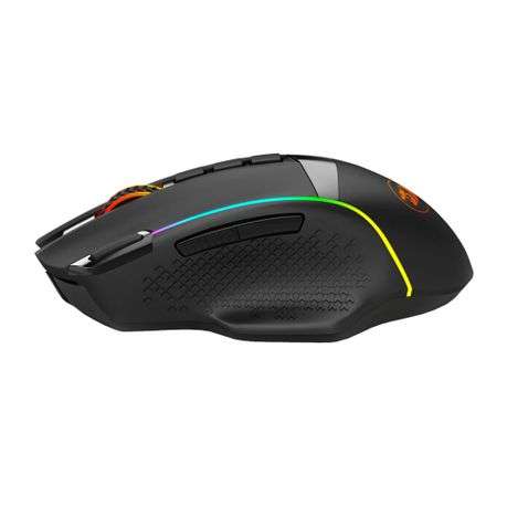 Redragon - M991 RGB PRO Enlightenment 26000 DPI Wireless Gaming Mouse - Black - Redragon - M991 R...