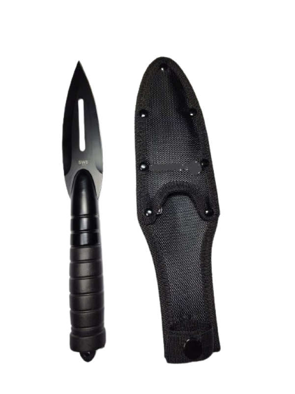SW8 Spear Fixed Blade Knife Black