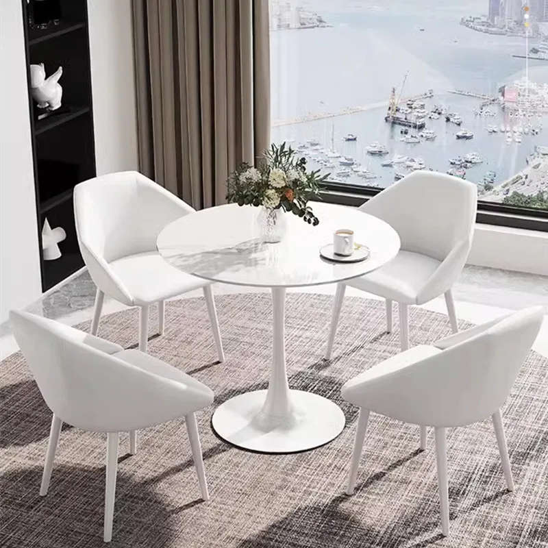 Round Dinning Table - White