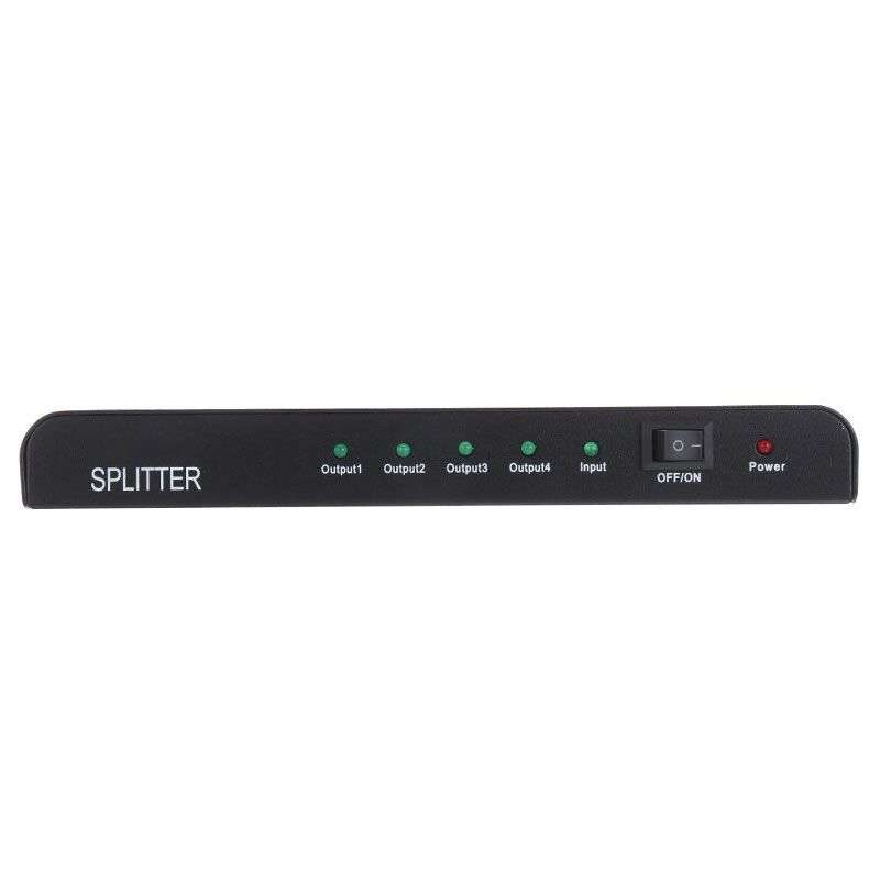 4K 1080P HDTV Splitter 1 x 4 3D Q-HD1400