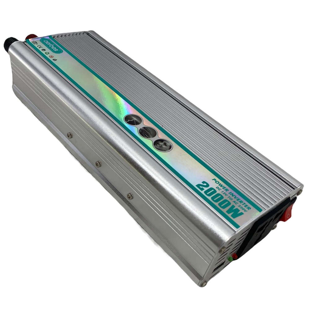 2000watts 12v DC to AC Inverter - Aerbes AB-Q015 2000W 12V for Gel  Deep Cycle Car Truck Batteries