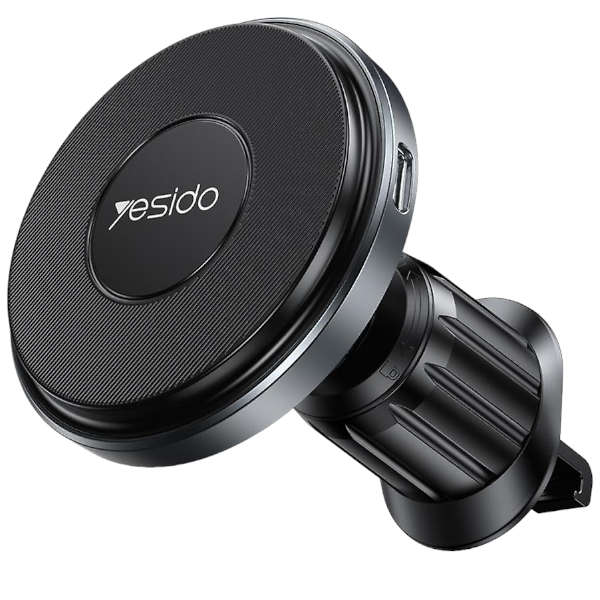 YESIDO - C190 - 15W Quick Wireless Car Charger With Magsafe - Black