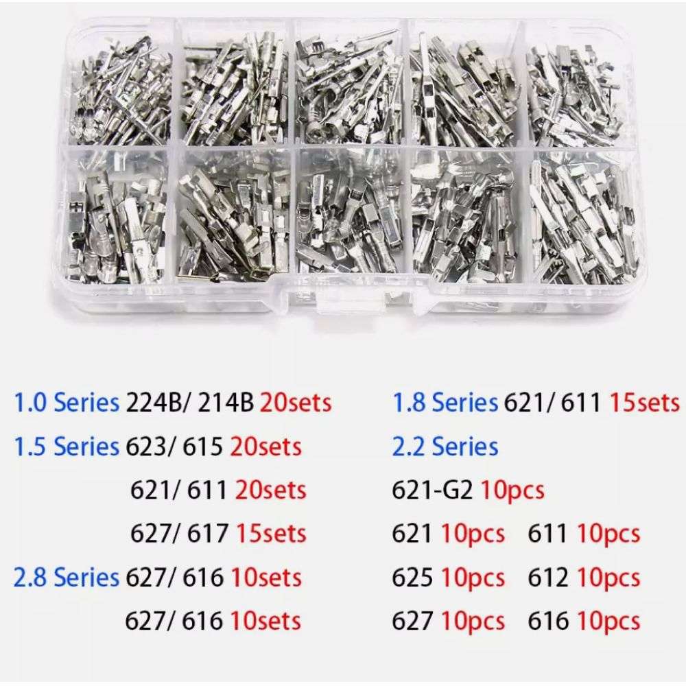 Tool 290 Piece Assorted  Electrical Crimp Wire Terminal  Connector
