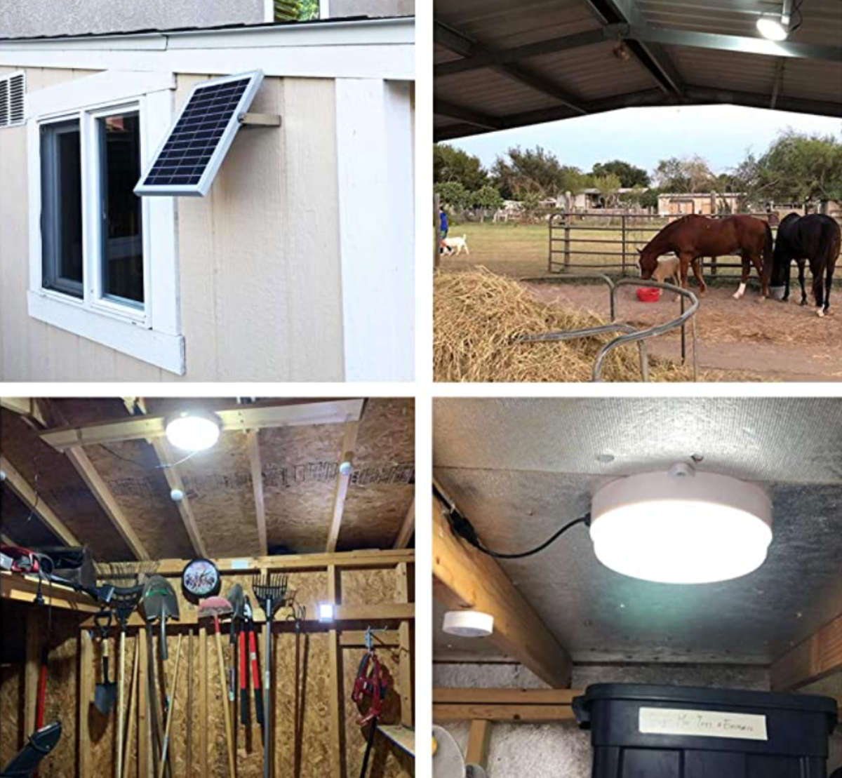 50W Solar Ceiling LED Light With Remote