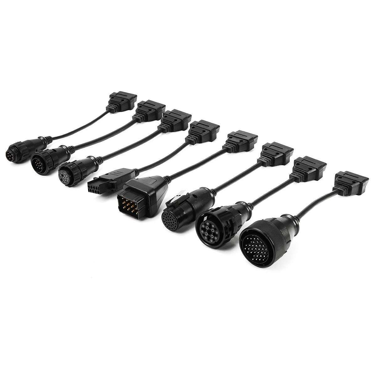 8 Piece Truck Auto Diagnostic Cables Set