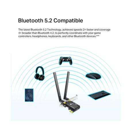 Tp-Link - Archer TX20E AX1800 WiFi 6 Bluetooth 5.2 PCIe Adapter ,Fast, Secure - Tp-Link - Archer ...
