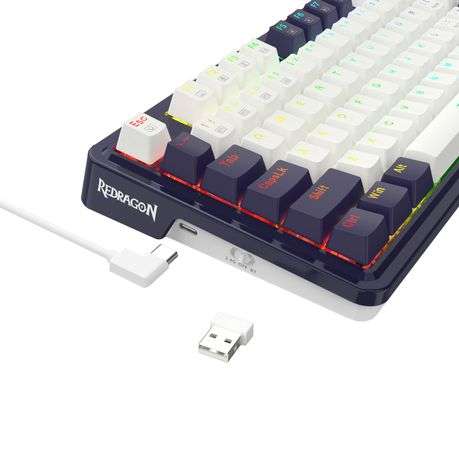 Redragon - Ucal K673 PRO Mechanical Wireless Gaming Keyboard - Black - Redragon - Ucal K673 PRO M...