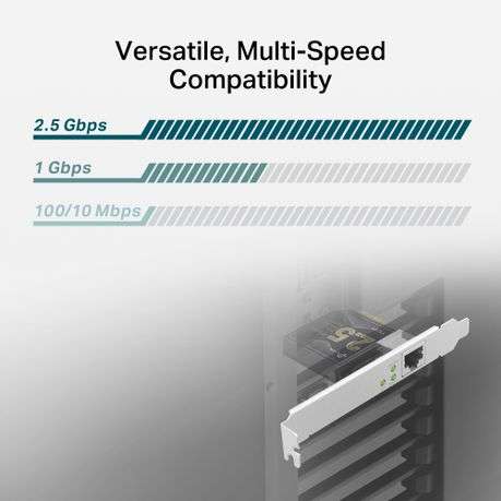 Tp-Link - TX201 2.5Gigabit PCIe Network Adapter - Tp-Link - TX201 2.5Gigabit PCIe Network Adapter