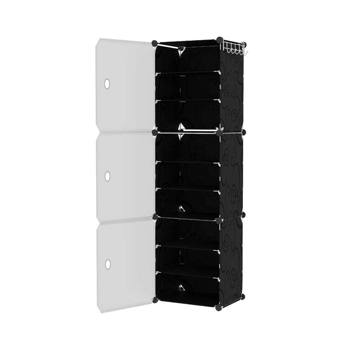 Shoe Storage - 16 Pair Shoe Rack Organizer for Shoe Cabinet with Door