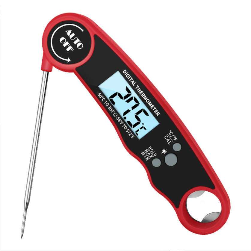 Digital Instant Read Meat Thermometer - Waterproof Kitchen Food Cooking Thermometer with Backlight