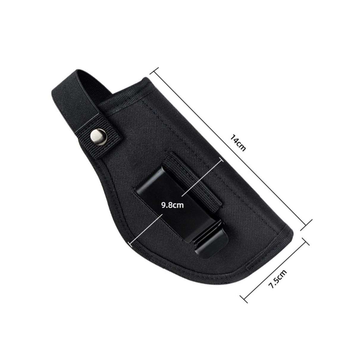 Tactical Ambidextrous Gun Holster Concealed Carry Holster Belt Metal Clip
