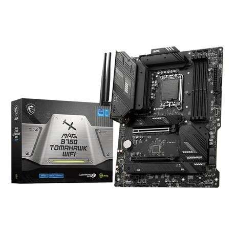 MSI - Tomahawk 12th/13th Gen Intel Core DDR5 Gaming Motherboard - Black - MSI - Tomahawk 12th/13t...