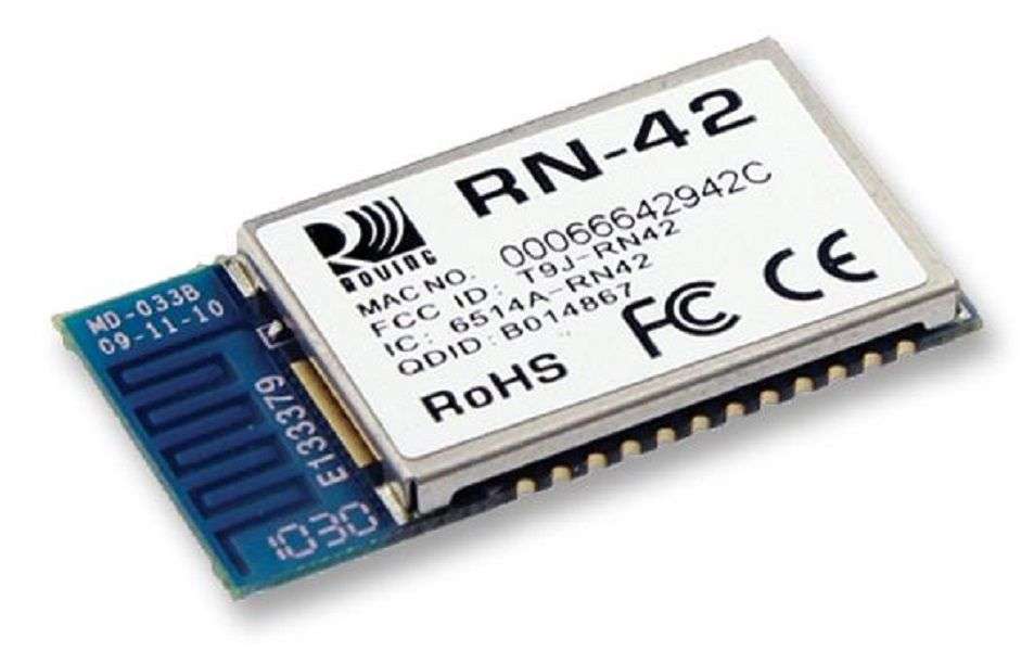 Microchip (RN42N-I/RM) Class 2 Bluetooth v2.1 Module Without Antenna