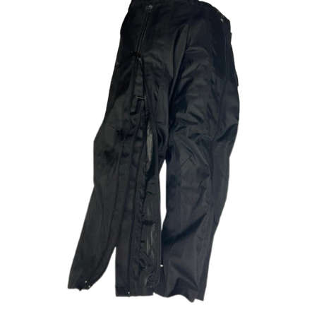 GPI Biker Dual Zip Overall Pants Black Size L