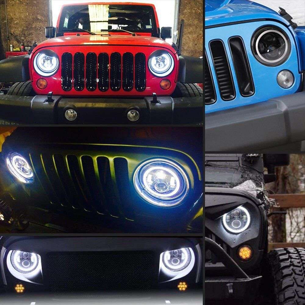 7 Inch LED Headlight For Jeep light  1pcs