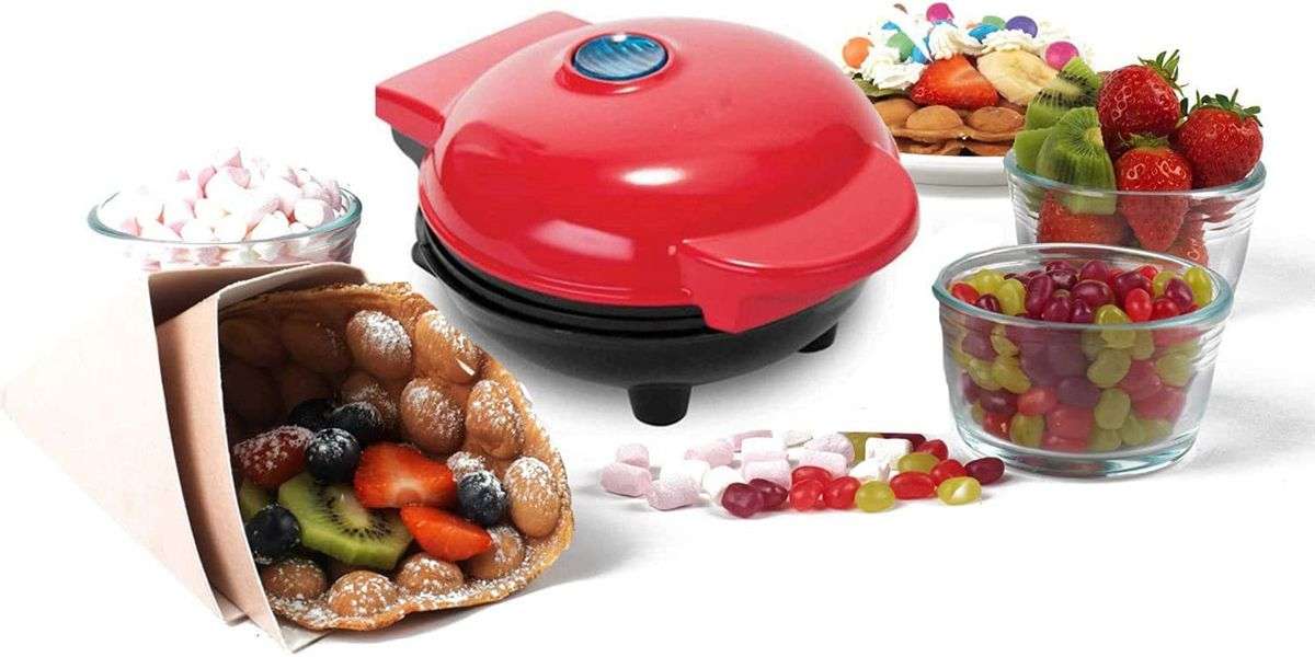 Mini heart waffle maker