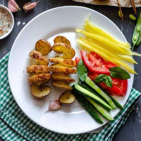 Stainless Steel Hand Driven Potato Slicer & Spirals Vegetable Cutter