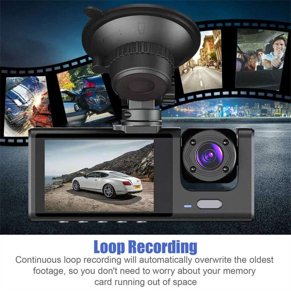 3 Channel DVR Dashcam Device