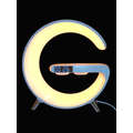 Multi-function G-shape Atmosphere Light with BT-Speaker/ Wireless Charger