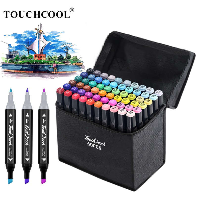 Touch Double Headed Oil Based Art Marker Set of 60