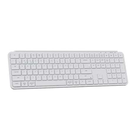 Keychron - B6 Pro Ultra-Slim 100% Wireless Keyboard - Ivory White - Keychron - B6 Pro Ultra-Slim ...