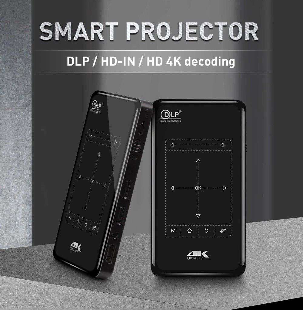 Portable Touch Control HD Mini Projector