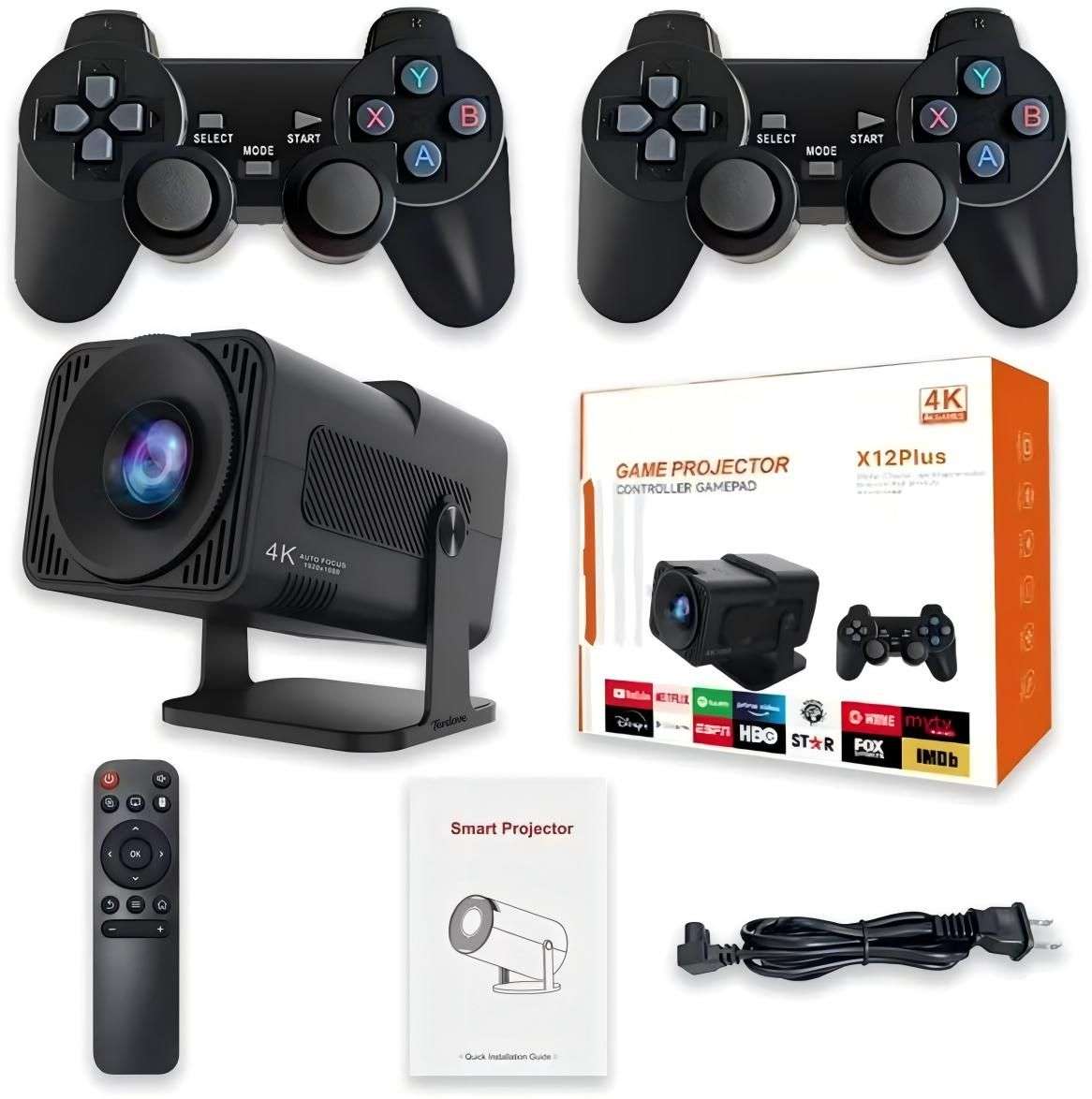Terdove-Portable LED Projector with WiFi & Bluetooth&Home Theater Projector