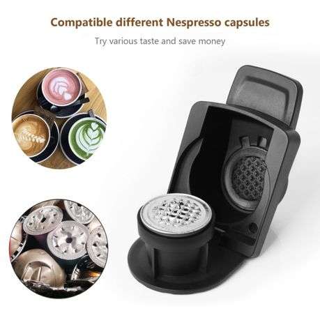 Coffee Pod Adapter for Nescafe Dolce Gusto with Nespresso Capsule Holder