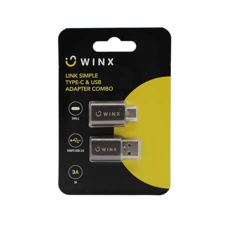 WINX - Link Simple Type-C & USB Adapter Dual Pack - WINX - Link Simple Type-C & USB Adapter Dual ...
