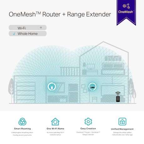 Tp-Link - RE315 - AC1200 Mesh WI-FI Range Extender - Tp-Link - RE315 - AC1200 Mesh WI-FI Range Ex...